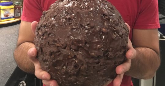 A recipe on how to make your own giant Ferrero Rocher